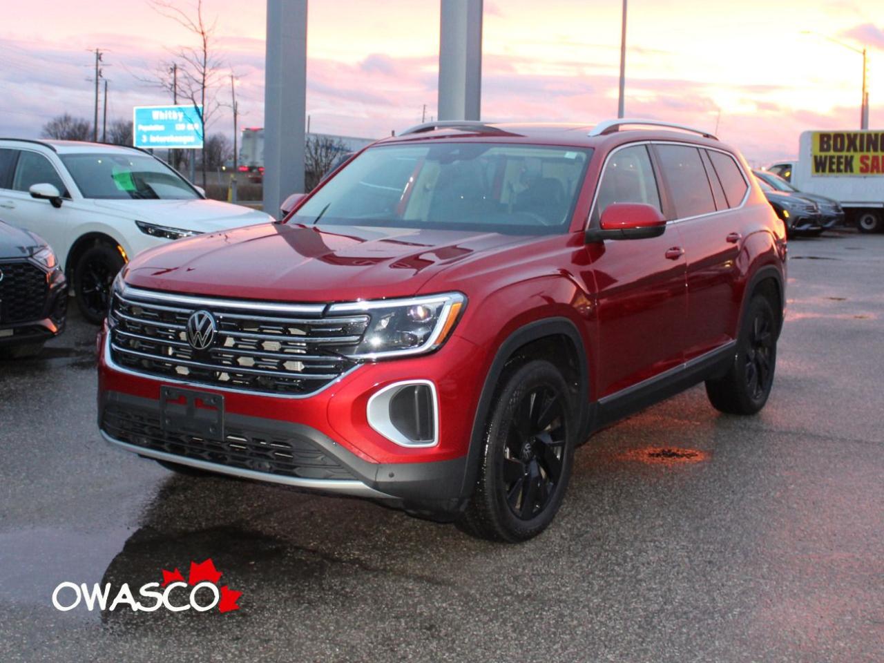 Used 2024 Volkswagen Atlas 2.0L Highline! Great kms! Black Rims! Sunroof! for sale in Whitby, ON