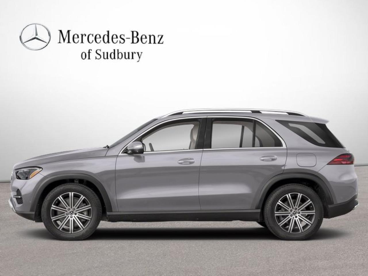 <br> <br>Check out our wide selection of <b>NEW</b> vehicles today!<br> <br>  This 2025 GLE delivers the latest tech, an opulent interior and incredible off-road capability. <br> <br>In the world of luxury SUVs, the Mercedes-Benz GLE has always been the gold standard. With amazing features, and a list of premium options, this Mercedes-Benz GLE offers endless versatility and incredible features to match your bold and uncompromising personality. If luxury or capability is what youre after, come check out this elegant SUV.<br> <br> This manufaktur alpine grey SUV  has an automatic transmission.<br> <br> Our GLEs trim level is 4MATIC SUV. This sleek and stylish SUV features a performance bump thanks to the EQ Boost hybrid system, and features mobile device wireless charging and automated parking sensors, along with inbuilt navigation, Apple CarPlay, Android Auto, an express open/close sunroof with a sunshade, a power liftgate for rear cargo access, proximity keyless entry, and remote engine start. Occupants are cocooned in luxury thanks to heated front seats with ARTICO synthetic leather upholstery and power adjustment, heated and cooled cupholders, mobile hotspot internet access, dual-zone climate control, and four 12-volt DC power outlets and additional USB type-C ports to keep your devices charged while on the road. Safety is assured thanks to blind spot detection, active brake assist with autonomous emergency braking, front collision mitigation, driver monitoring alert, and a rearview camera.<br><br> <br>To apply right now for financing use this link : <a href=https://www.mercedes-benz-sudbury.ca/finance/apply-for-financing/ target=_blank>https://www.mercedes-benz-sudbury.ca/finance/apply-for-financing/</a><br><br> <br/><br>Mercedes-Benz of Sudbury is a new and pre-owned Mercedes-Benz dealership in Greater Sudbury. We proudly serve and ship to the Northern Ontario area. In our online showroom, youll find an outstanding selection of Mercedes-Benz cars and Mercedes-AMG vehicles you might not find so easily elsewhere. Or perhaps youre in the market for Mercedes-Benz vans or vehicles from our Corporate Fleet Program? We can help you with that too. We offer comprehensive service here at Mercedes-Benz of Sudbury!Our dealership also stocks Mercedes-AMG, and we welcome you to browse our inventory of Certified Pre-Owned vehiclesowning a Mercedes-Benz is quite affordable. We offer a variety of financing and leasing options to help get you behind the wheel of a Mercedes-Benz. And to keep it running optimally, we service and sell parts and accessories for your new Mercedes-Benz. Welcome to Mercedes-Benz of Sudbury! If you have any needs we havent yet addressed, then please contact us at 705-522-7777.<br> Come by and check out our fleet of 20+ used cars and trucks and 60+ new cars and trucks for sale in Sudbury.  o~o