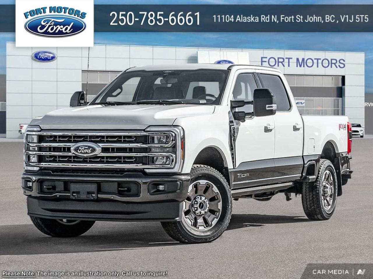 New 2024 Ford F-350 4X4 CREW CAB PICKUP/ for sale in Fort St John, BC