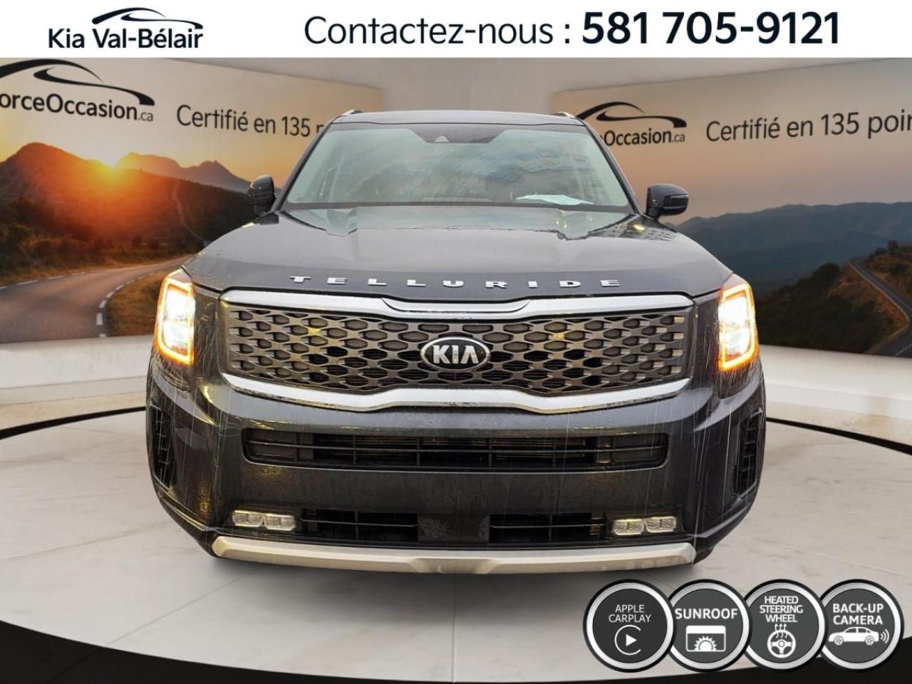 Used 2020 Kia Telluride EX AWD *V6 *8 PLACE *TOIT OUVRANT *SIEGE CHAUFFANT for sale in Québec, QC