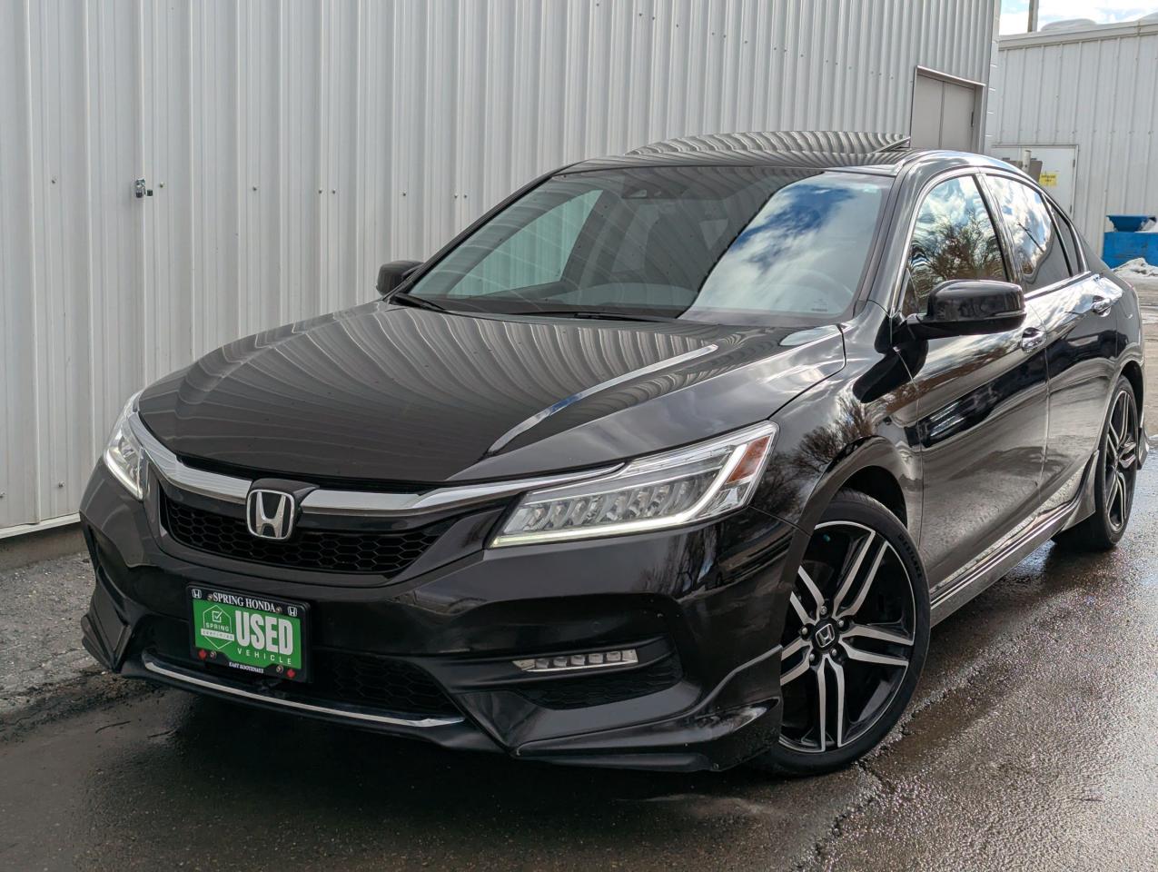 Used 2016 Honda Accord Touring V6 $229 BI-WEEKLY - NO REPORTED ACCIDENTS, SMOKE-FREE, WELL MAINTAINED, LOWER THAN AVERAGE KM'S for sale in Cranbrook, BC