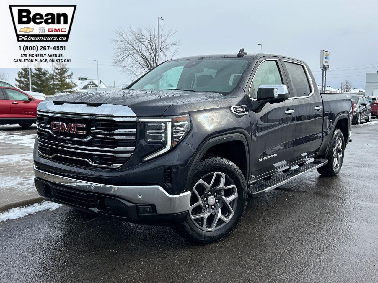 New 2025 GMC Sierra 1500 SLT DURAMAX 3.0L WITH REMOTE START/ENTRY, SUNROOF, HEATED SEATS, HEATED STEERING WHEEL, VENTILATED SEATS, HD REAR VIEW CAMERA for sale in Carleton Place, ON