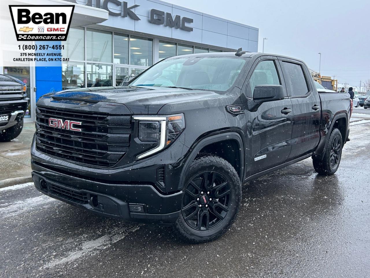 New 2025 GMC Sierra 1500 Elevation 3.0L V6 WITH REMOTE START/ENTRY, HEATED SEATS, HEATED STEERING WHEEL, CRUISE CONTROL, HD REAR VISION CAMERA for sale in Carleton Place, ON