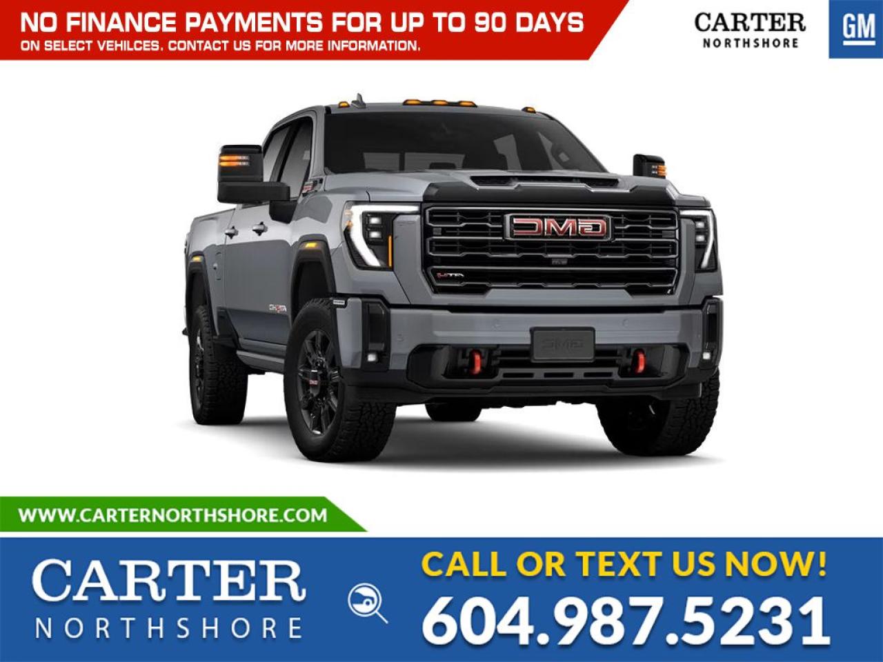 New 2025 GMC Sierra 3500 HD AT4 Long Box Crew Cab/AT4 PREMIUM PLUS PACKAGE for sale in North Vancouver, BC