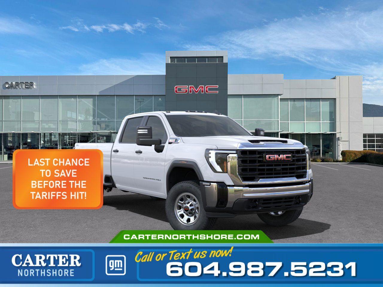 New 2024 GMC Sierra 2500 HD Long Box Crew Cab/Camper Package/DIESEL for sale in North Vancouver, BC