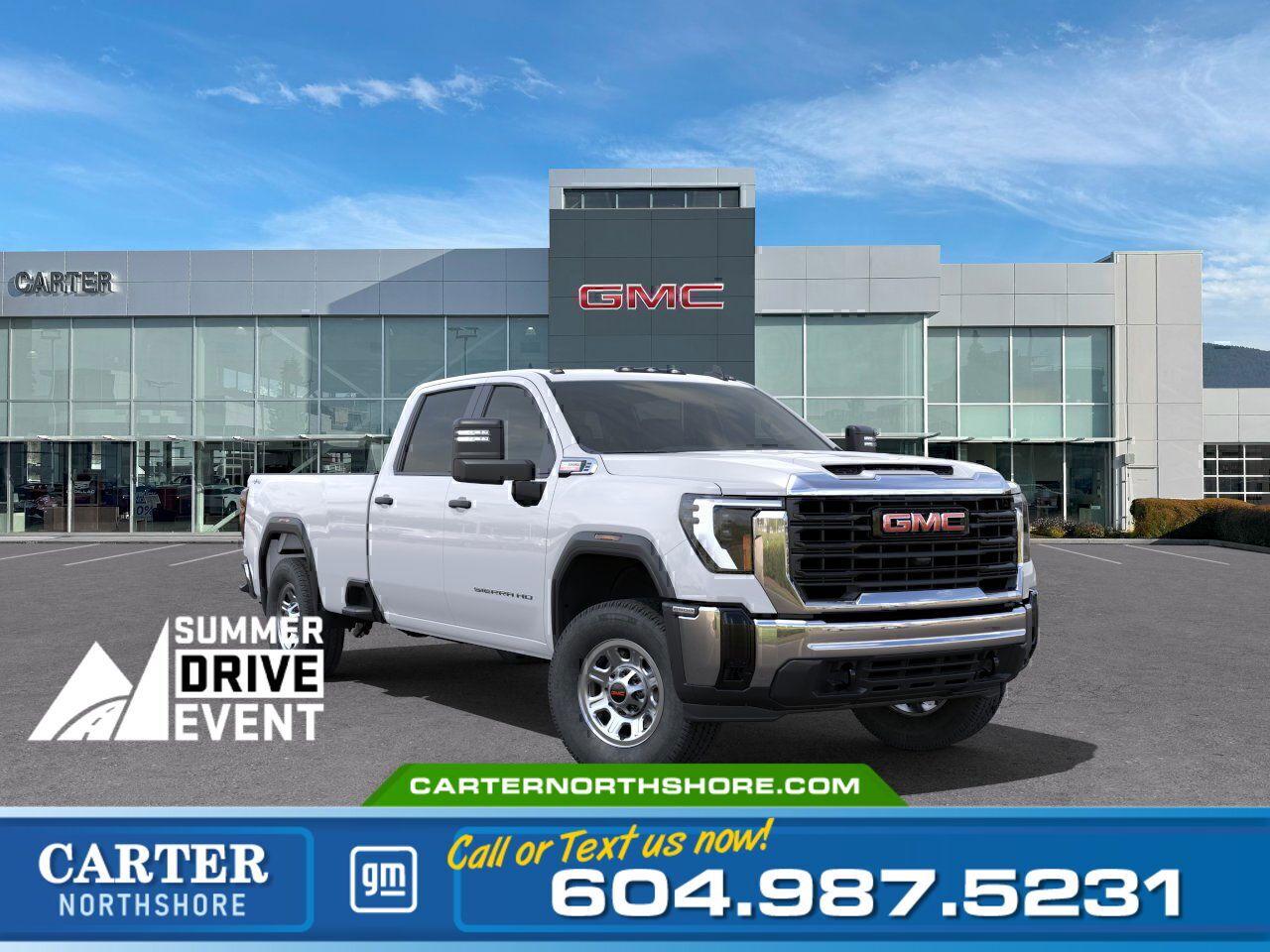 New 2024 GMC Sierra 2500 HD Long Box Crew Cab/Camper Pkg/DIESEL for sale in North Vancouver, BC