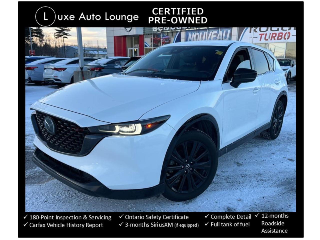 Used 2022 Mazda CX-5 GT SPORT DESIGN TURBO! LOW KM, BOSE, NAV, LEATHER! for sale in Orleans, ON