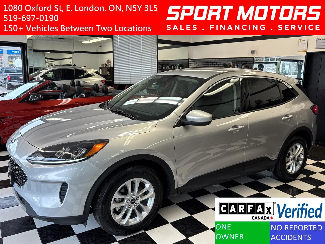 2020 Ford Escape SE+New Tires+ApplePlay+LaneDeparture+CLEANC CARFAX