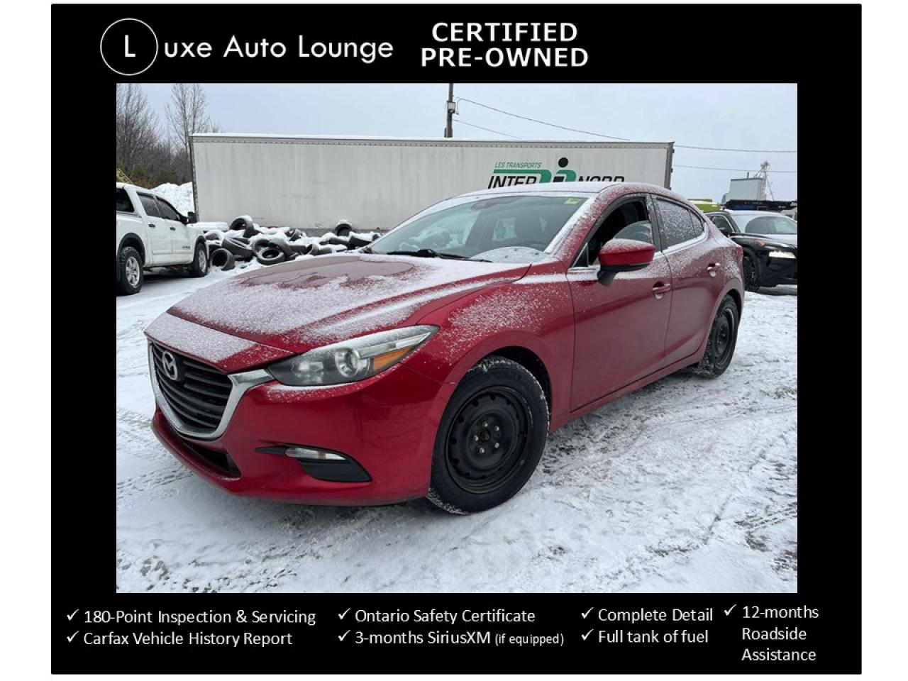 Used 2018 Mazda MAZDA3 SE, LEATHER, AUTO, HEATED SEATS, BACK-UP CAMERA! for sale in Orleans, ON