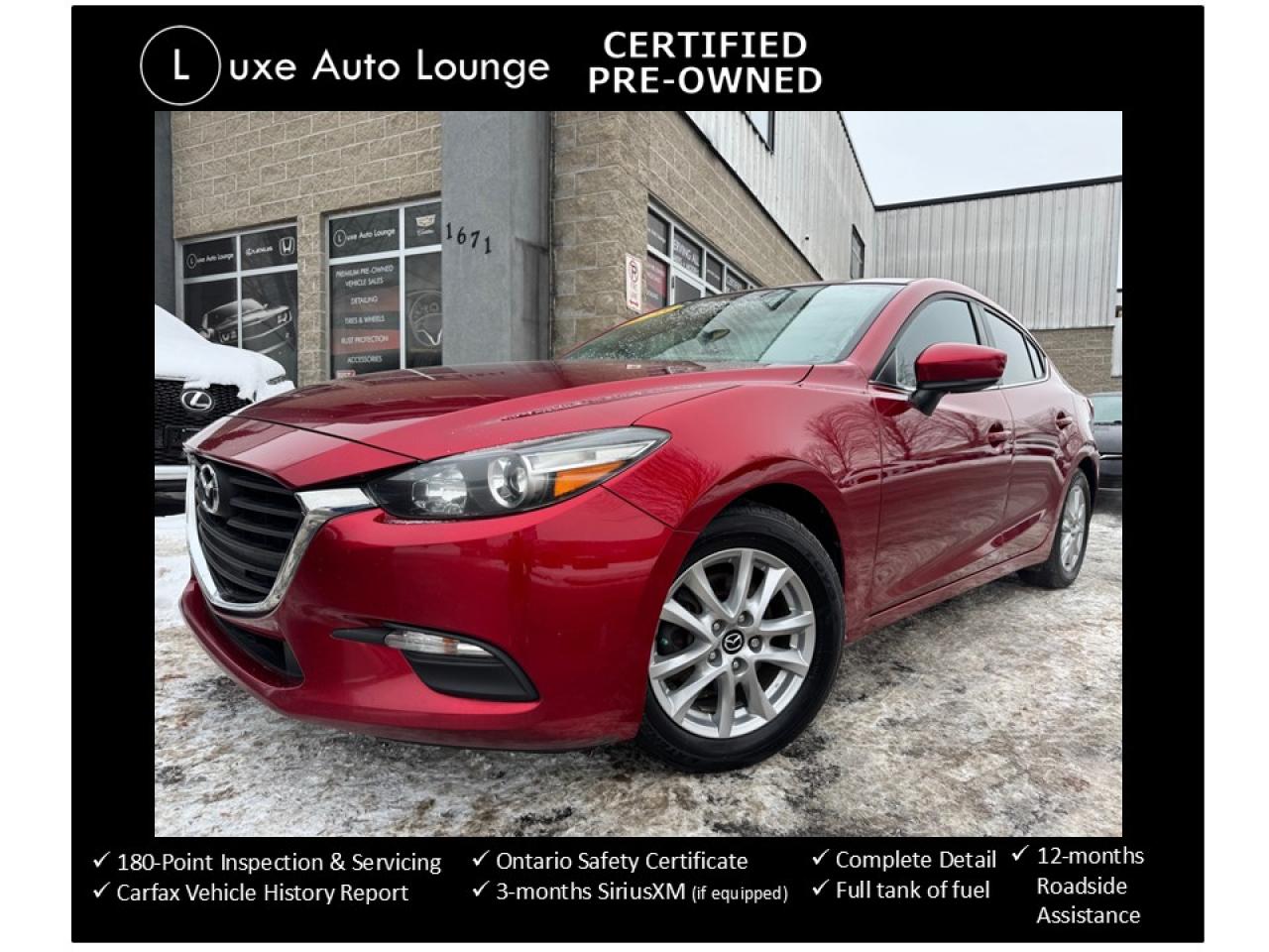 Used 2018 Mazda MAZDA3 SE, LEATHER, AUTO, HEATED SEATS, BACK-UP CAMERA! for sale in Orleans, ON