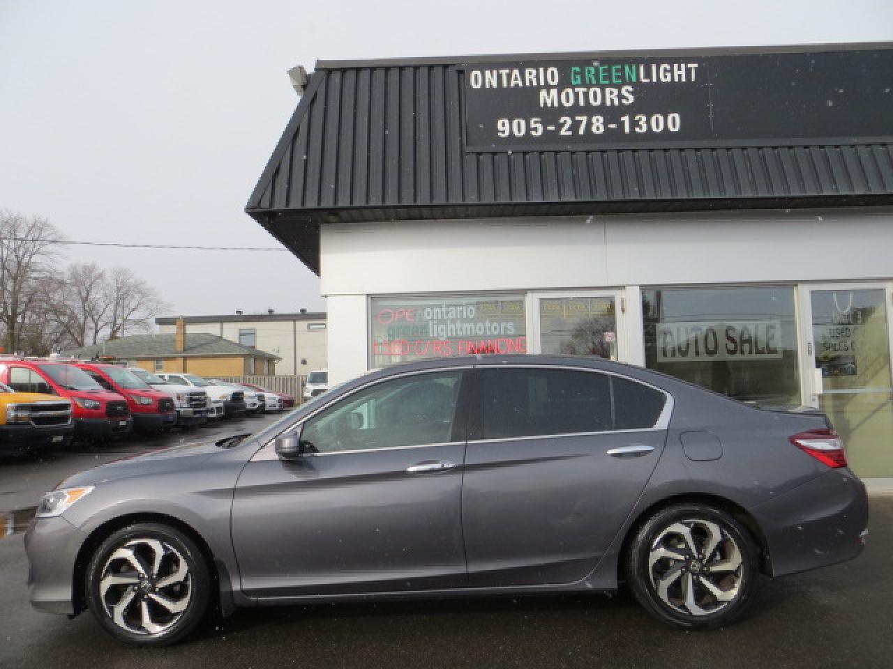 Used 2017 Honda Accord CERTIFIED, EXL,LEATHER, SUNROOF,REAR & SIDE CAMERA for sale in Mississauga, ON