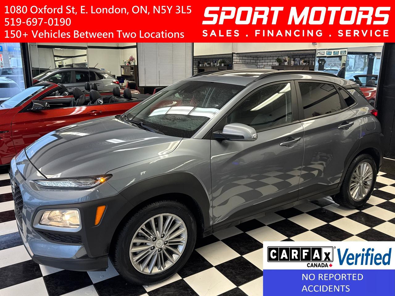 Used 2019 Hyundai KONA Luxury AWD+New Tires+Brakes+LKA+CLEAN CARFAX for sale in London, ON