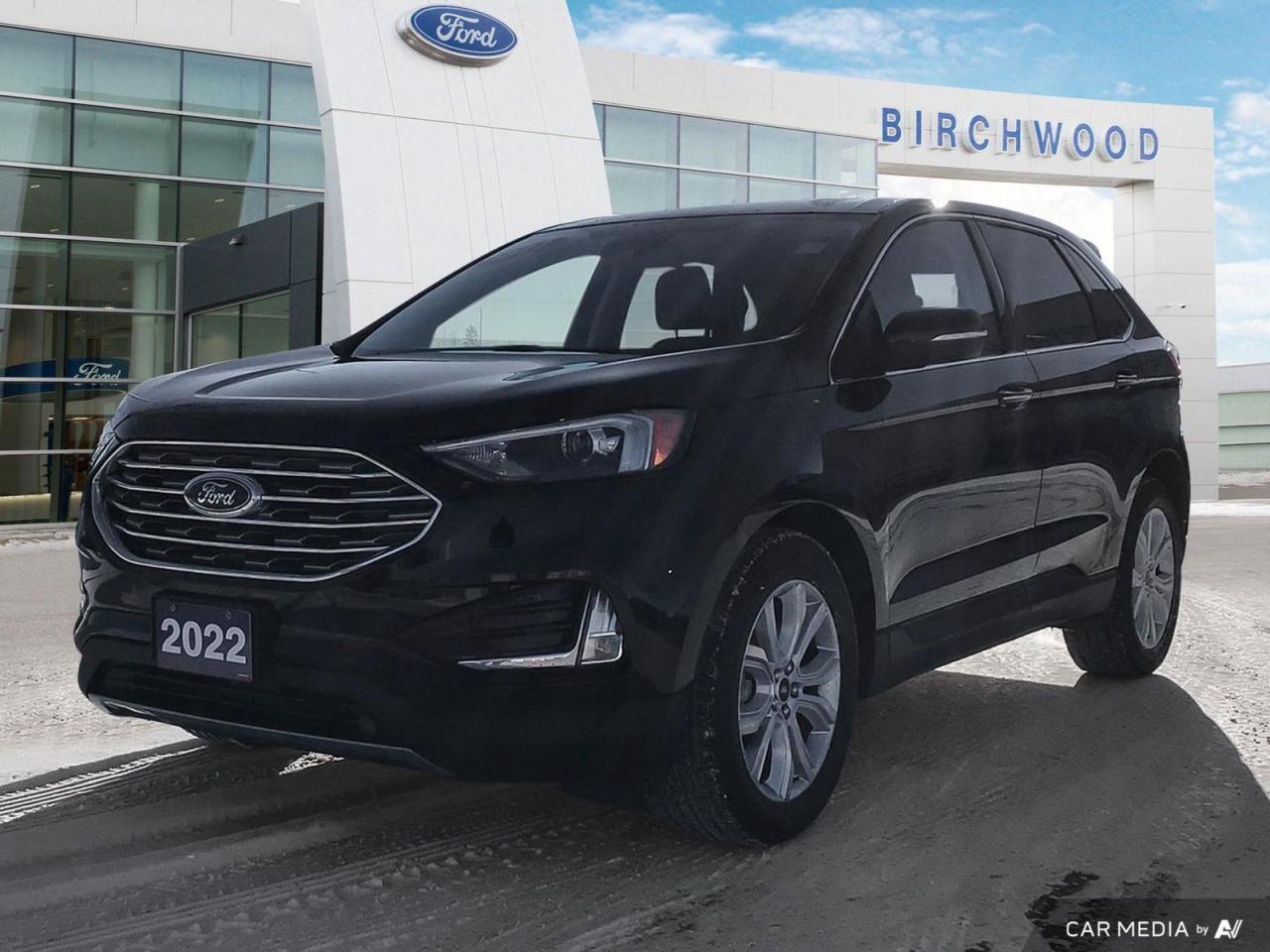 Discover the perfect blend of style and performance with this 2022 Ford Edge Titanium AWD. With only 40,834 km on the odometer, this gently used SUV offers exceptional value for the discerning driver.

Key highlights:
- Sleek Agate Black Metallic exterior
- Luxurious leather interior with heated steering wheel
- Advanced AWD system for superior handling
- Powerful 2.0L 4-cylinder engine
- FordPass Connect 4G mobile hotspot
- Comprehensive Ford Co-Pilot360 safety features
- Convenient power liftgate

Experience the Birchwood Ford difference today. Whether youre ready to start your purchase journey or simply have questions, our team is here to assist. Book a test drive and feel the exhilaration of the Ford Edge Titanium for yourself. Visit www.birchwoodford.ca to explore your options and take the next step towards owning this exceptional vehicle.
Birchwood Ford on Regent is the Home of Market Value Pricing.



Reconditioning our Pre-Owned Inventory is a source of pride for us! We complete an extremely thorough process both mechanically and cosmetically before it passes our standard. Our customers can shop with confidence knowing Birchwood Ford has won AutoTraders 2024 Best Priced Dealer Award. Transparency is what you deserve! 

When purchasing a pre-owned vehicle from us we will share all of the information on the vehicle. Including CARFAX, a copy of all the inspections we performed, a copy of the invoices showing you exactly what we did & spent on reconditioning the vehicle.



Call us at 204-661-9555or go to WWW.BIRCHWOODFORD.CA to browse our inventory! 

People who Try Birchwood Ford Buy from Birchwood Ford!   

       

Dealer permit #4454
Dealer permit #4454