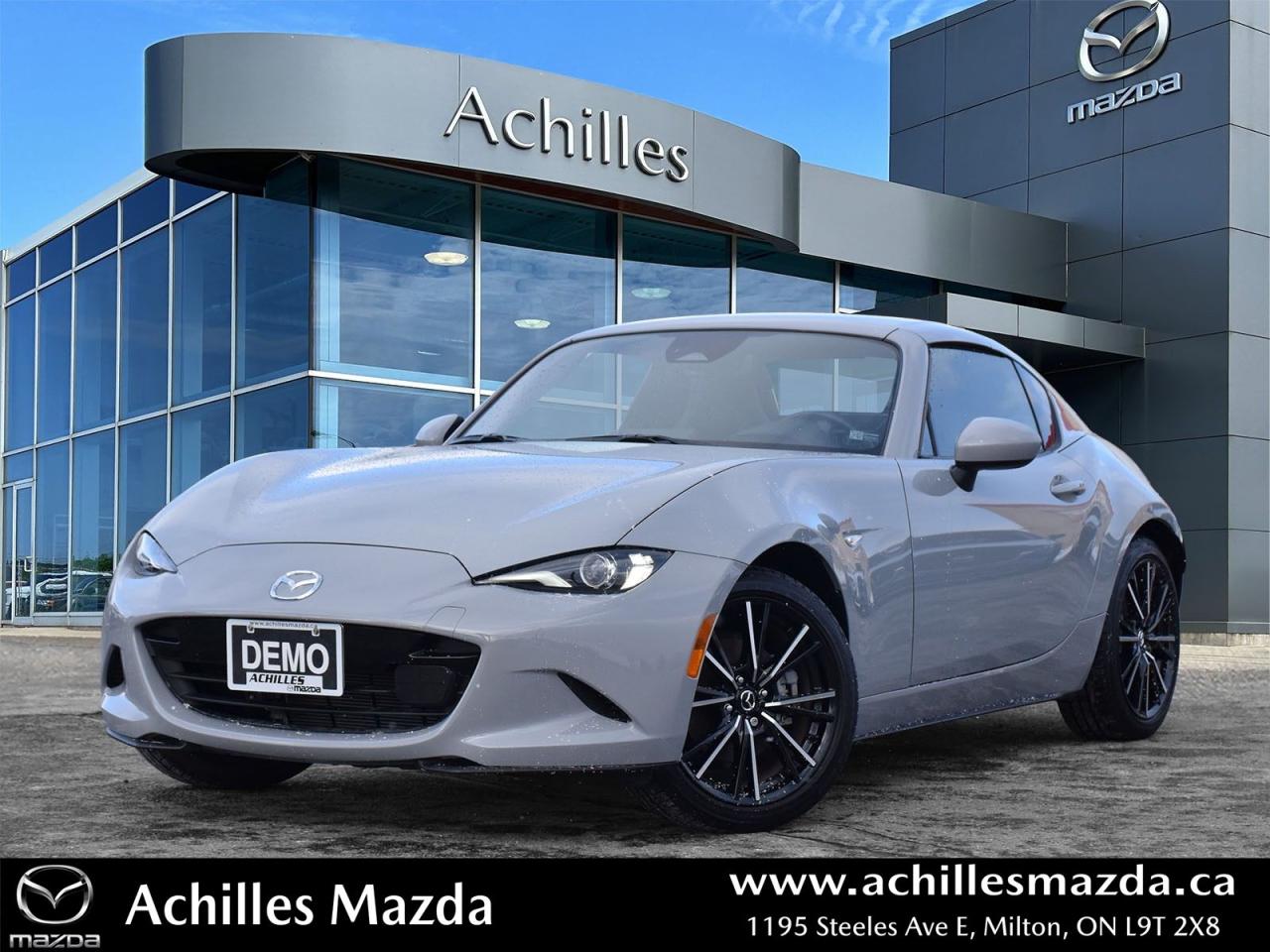 Used 2024 Mazda Miata MX-5 RF [DEMO] GT, RF, 6spd, Leather, Bose for sale in Milton, ON