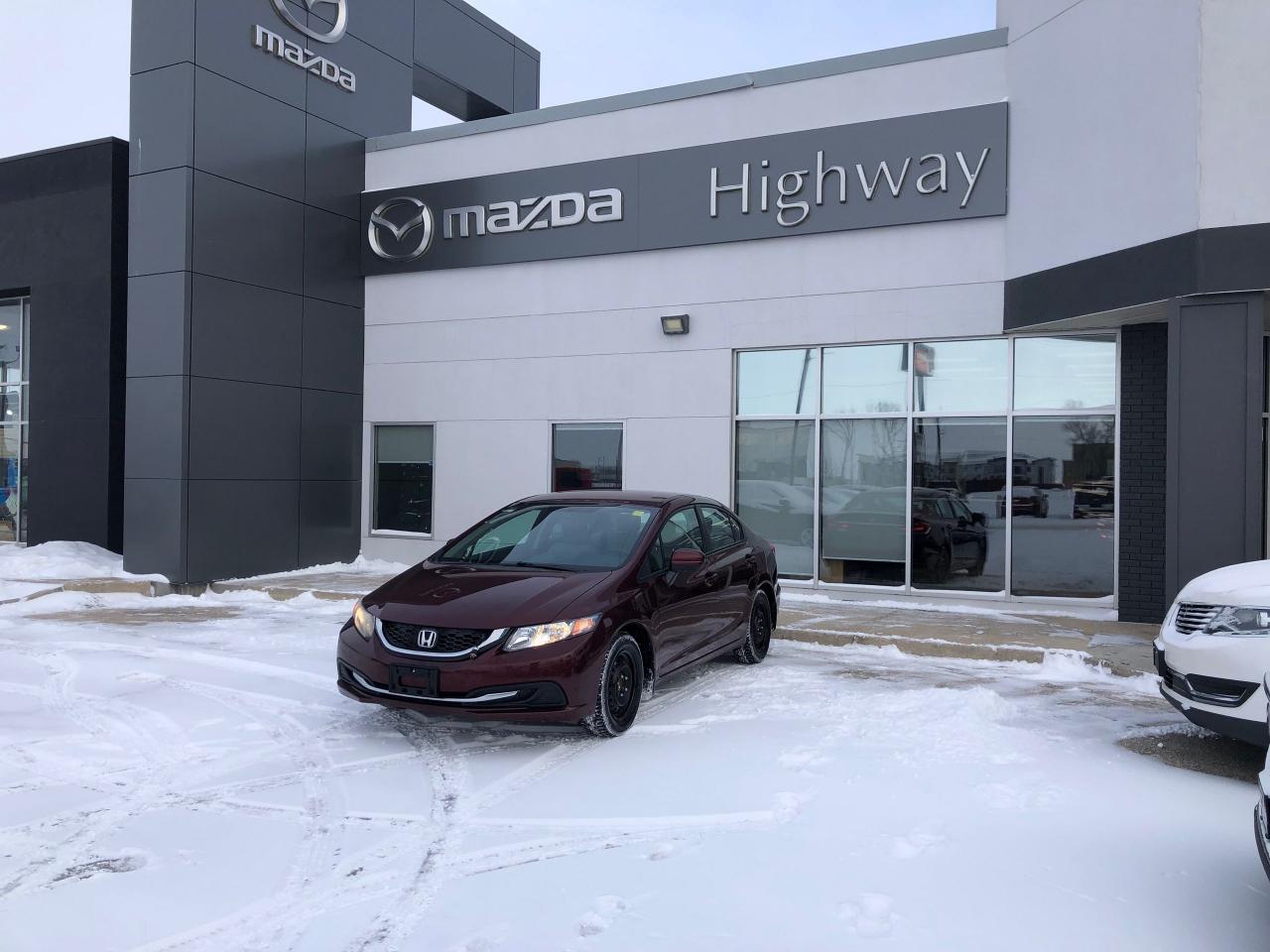 Used 2014 Honda Civic Sedan LX CVT for sale in Steinbach, MB