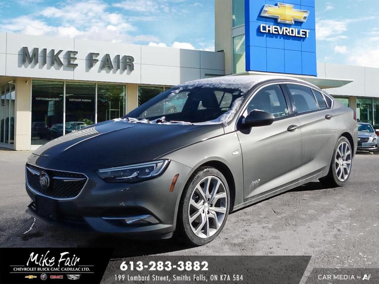 Used 2019 Buick Regal Sportback Avenir power moonroof,heated front seats/steering wheel,remote start,auto cimate control,rear vision camera for sale in Smiths Falls, ON