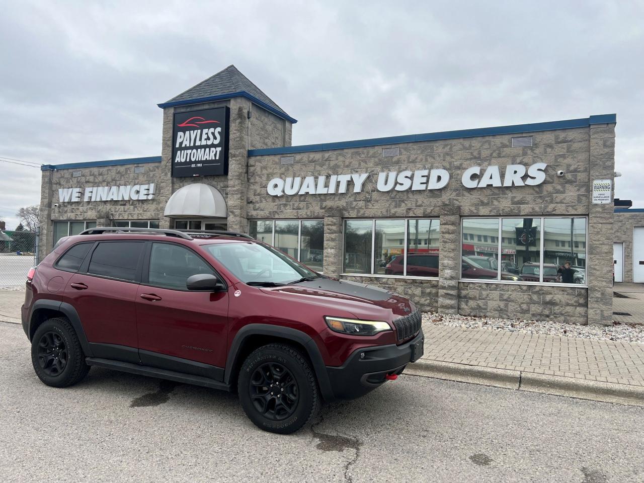 Used 2021 Jeep Cherokee Trailhawk for sale in Sarnia, ON