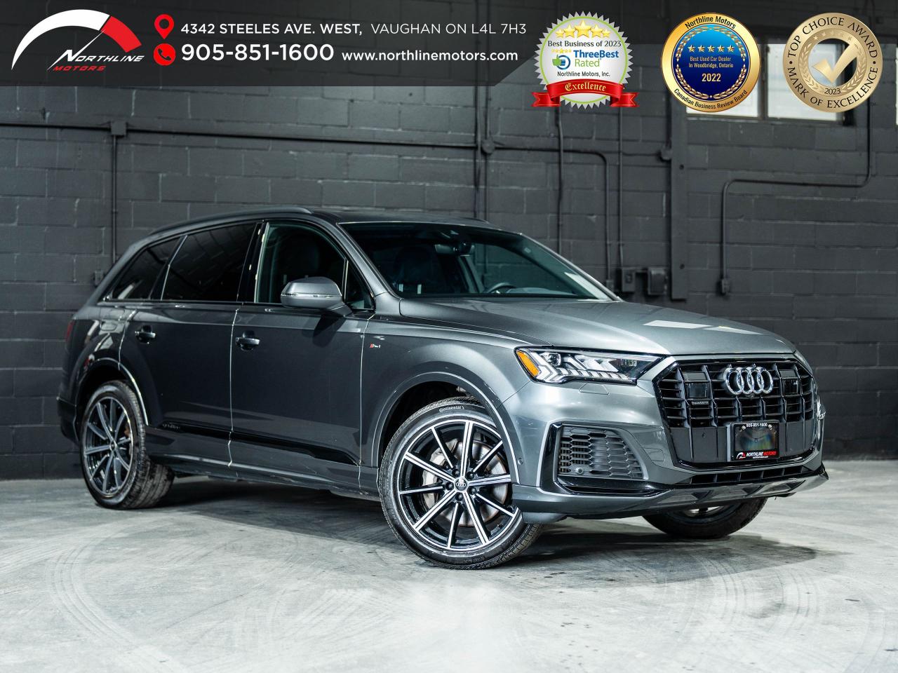 Used 2023 Audi Q7 Progressiv 55 TFSI/360 CAM/PANO/CLEAN CARFAX for sale in Vaughan, ON