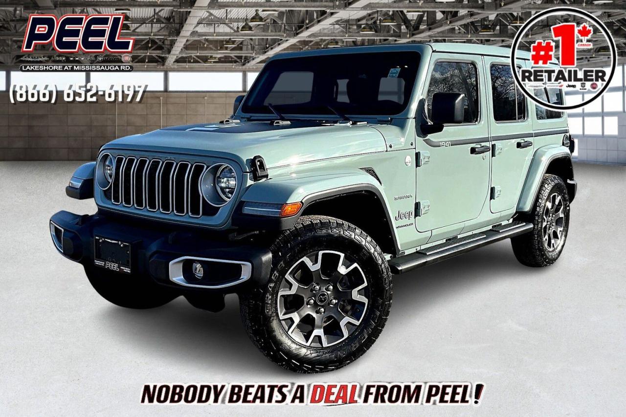 Used 2024 Jeep Wrangler Sahara 1941 | SkyTop | Leather | Safety Tech | 4X4 for sale in Mississauga, ON