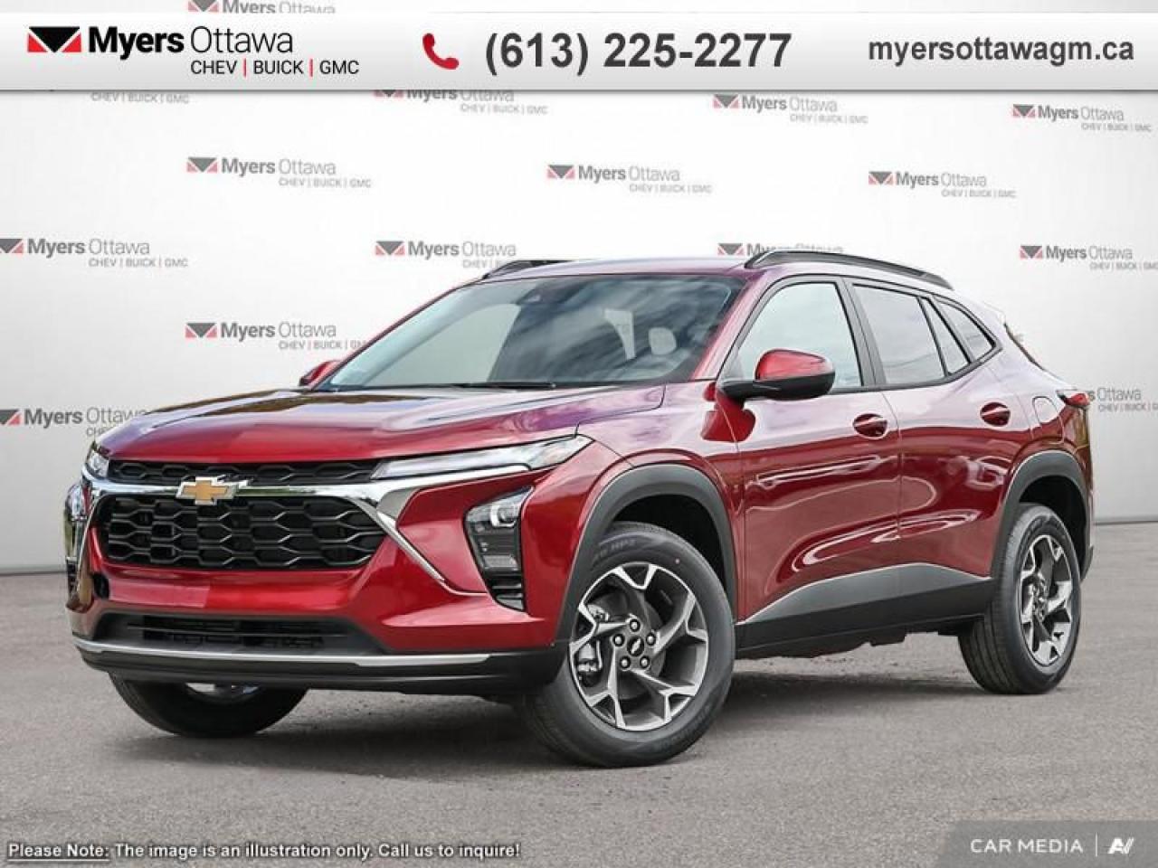 New 2025 Chevrolet Trax LT  LTM SUNROOF, CRIMSON RED, IN STOCK ! for sale in Ottawa, ON