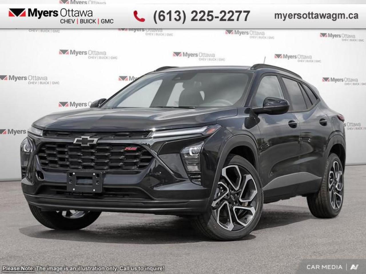 New 2025 Chevrolet Trax 2RS  2RS, SUNROOF, BLACK ON BLACK! IN STOCK for sale in Ottawa, ON