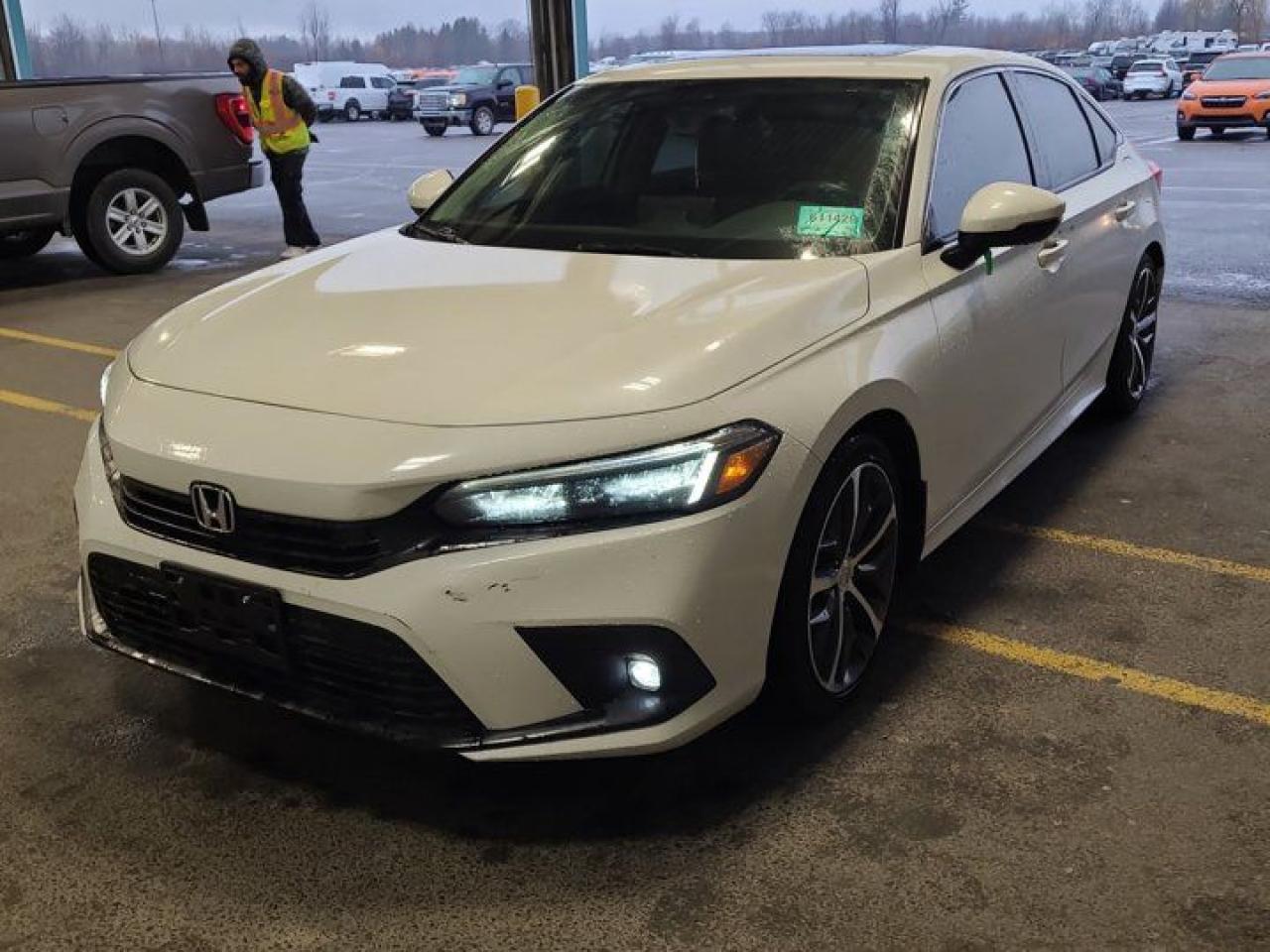 Used 2023 Honda Civic Sedan Touring  - Leather | Sunroof | Nav | Heated Steering + Seats | Bose | CarPlay + Android & more!! for sale in Guelph, ON