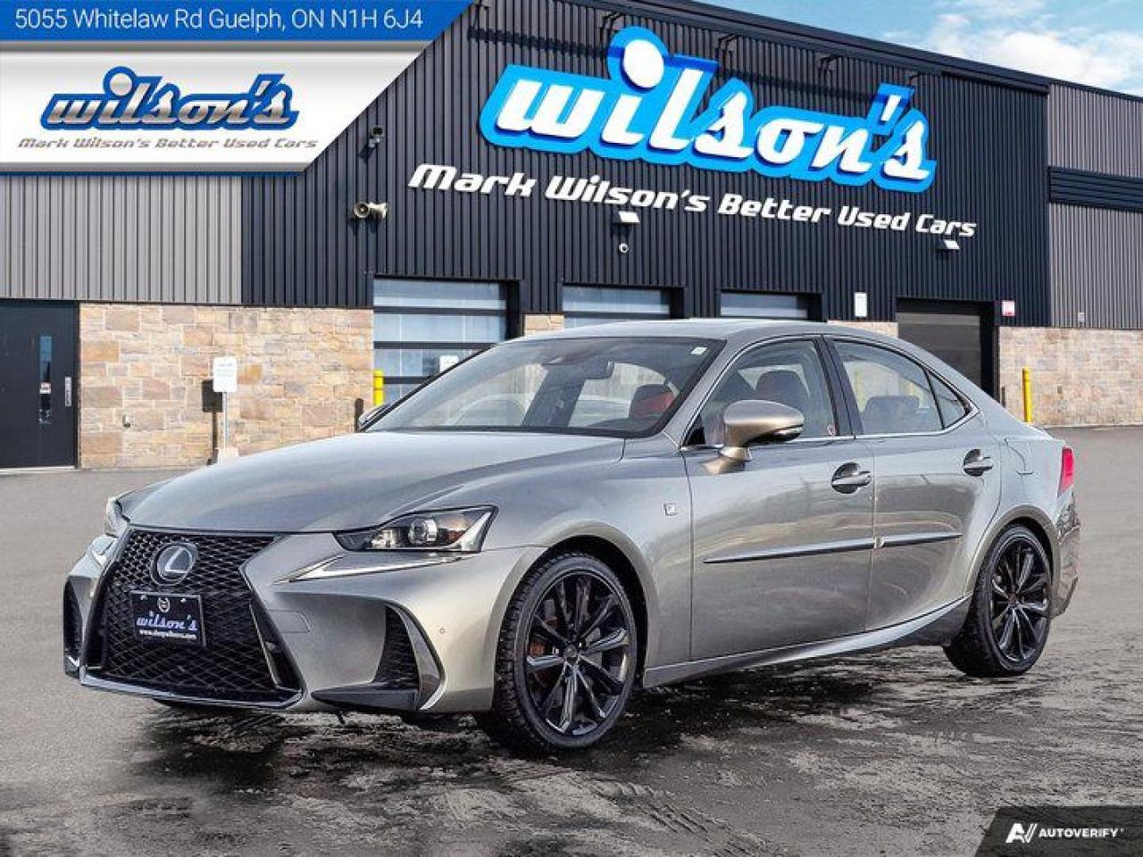 Used 2018 Lexus IS IS 350 F-Sport Level 3 | Leather | Sunroof | Navi | Adaptive Cruise | Heated + Ventilated Seats for sale in Guelph, ON