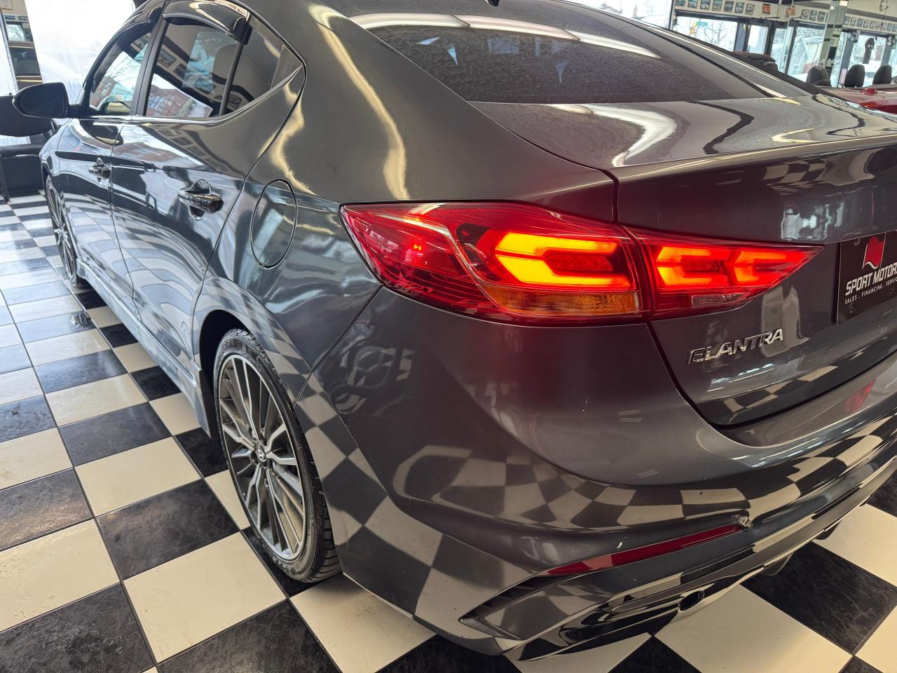 2017 Hyundai Elantra SPORT Turbo DCT+CAM+Roof+Leather+CLEAN CARFAX Photo40