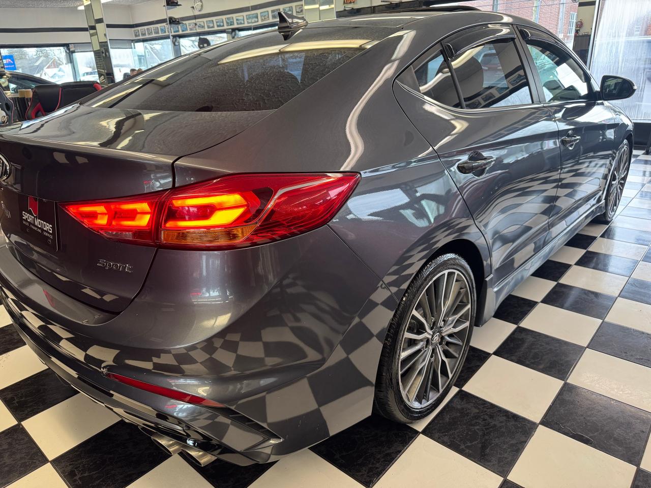 2017 Hyundai Elantra SPORT Turbo DCT+CAM+Roof+Leather+CLEAN CARFAX Photo41