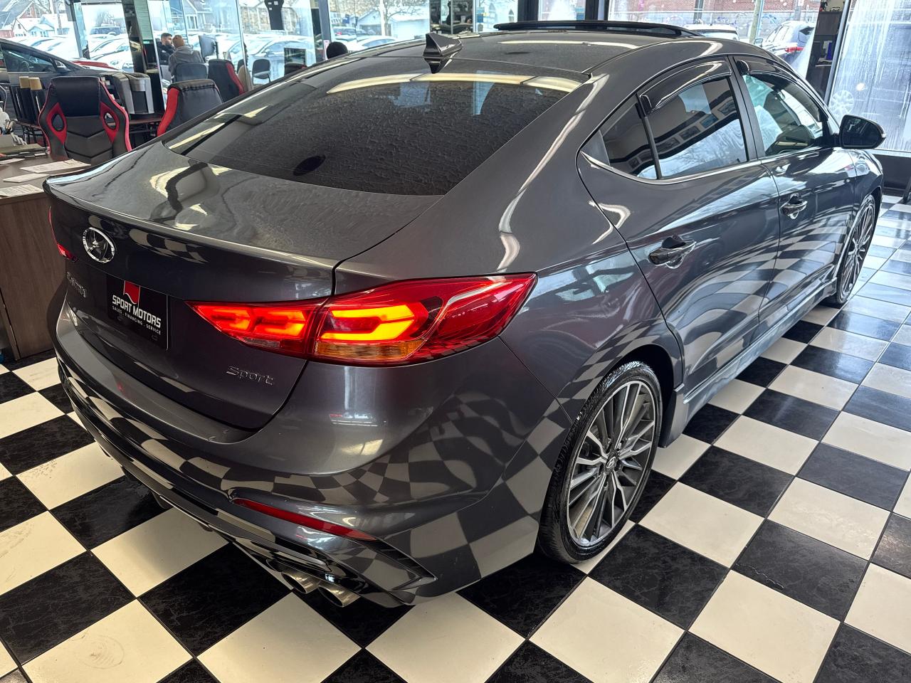 2017 Hyundai Elantra SPORT Turbo DCT+CAM+Roof+Leather+CLEAN CARFAX Photo74