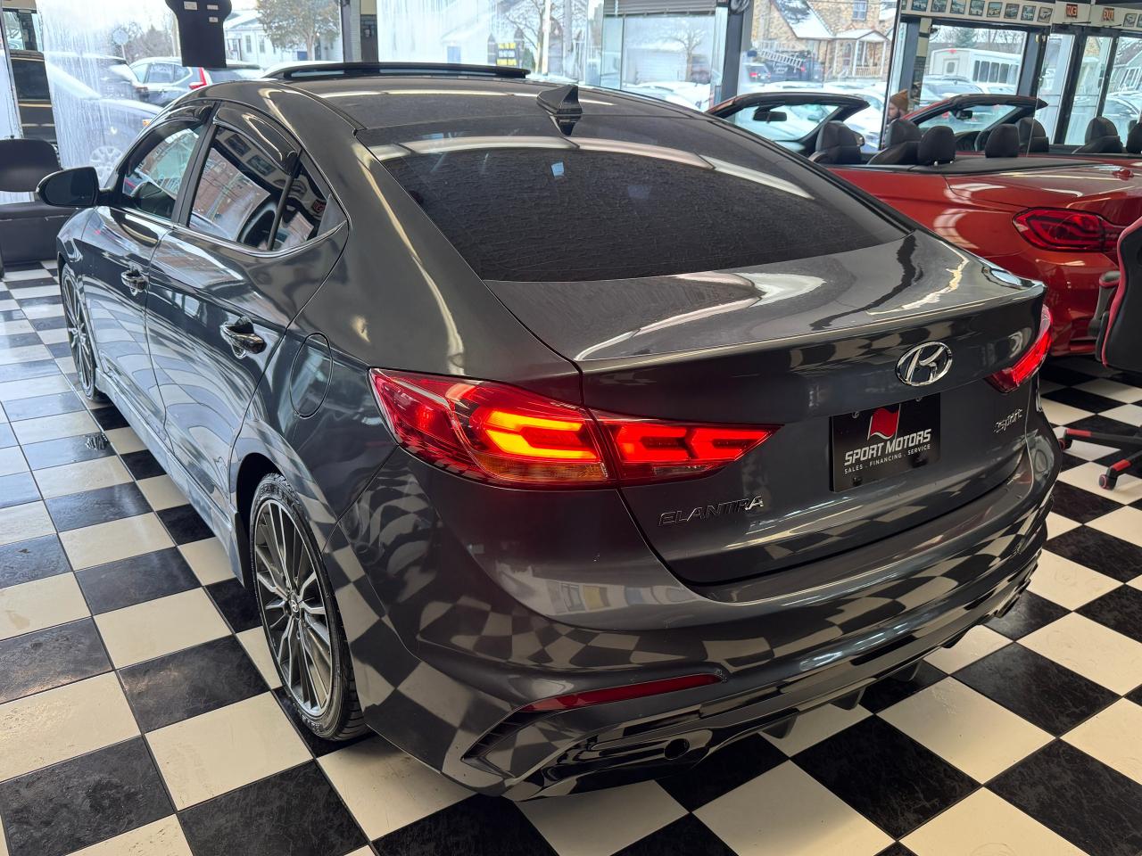2017 Hyundai Elantra SPORT Turbo DCT+CAM+Roof+Leather+CLEAN CARFAX - Photo #7