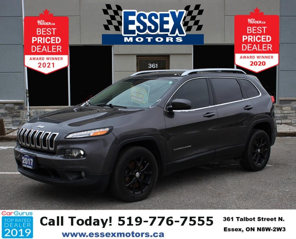 Used 2017 Jeep Cherokee North*Low K's*Heated Seats*Bluetooth*Rear Cam*Navi for sale in Essex, ON