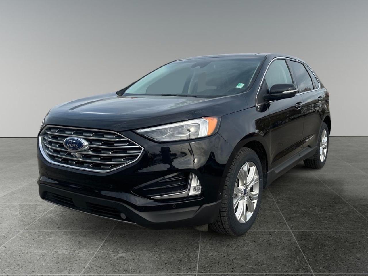 <b>Leather Seats,  Premium Audio,  Heated Seats,  Power Liftgate,  Apple CarPlay!</b><br> <br> We sell high quality used cars, trucks, vans, and SUVs in Saskatoon, Regina, Prince Albert and overall Saskatchewan area.<br> <br>   Fuel efficient with unstoppable performance, the Ford Edge is here to get you where ever you want to go. This  2021 Ford Edge is for sale today. <br> <br>With impressive attention to detail, the Ford Edge seamlessly integrates power, performance and handling with awesome technology to help you multitask your way through the challenges that life throws your way. Made for an active lifestyle and spontaneous getaways, the Ford Edge is as rough and tumble as you are. Push the boundaries and stay connected to the road with this sweet ride!This  SUV has 60,087 kms. Its  black in colour  . It has a 8 speed automatic transmission and is powered by a  250HP 2.0L 4 Cylinder Engine.  It may have some remaining factory warranty, please check with dealer for details. <br> <br> Our Edges trim level is Titanium. Upgrading to this Ford Edge Titanium is a great choice as it comes loaded with an impressive list of features including unique aluminum wheels and exterior chrome trim, a 12 speaker Bang & Olufsen sound system, a power rear liftgate, power and heated leather seats, FordPass Connect with a 4G LTE hotspot, a 12 inch touchscreen featuring SYNC 4, wireless Apple CarPlay and Android Auto, a leather wrapped steering wheel with power tilt controls, dual zone automatic climate control and remote keyless entry. For added safety and convenience, you will also get Ford Co-Pilot360 with blind spot assist, lane keep assist, automatic emergency braking, lane departure warning, a proximity key for push button start, automatic headlights, front fog lights, a remote start and a rear view camera with rear parking sensors.
 This vehicle has been upgraded with the following features: Leather Seats,  Premium Audio,  Heated Seats,  Power Liftgate,  Apple Carplay,  Android Auto,  Wireless Charging. <br> To view the original window sticker for this vehicle view this <a href=http://www.windowsticker.forddirect.com/windowsticker.pdf?vin=2FMPK4K99MBA45885 target=_blank>http://www.windowsticker.forddirect.com/windowsticker.pdf?vin=2FMPK4K99MBA45885</a>. <br/><br> <br/><br>Village Auto Sales has been a trusted name in the Automotive industry for over 50 years. Since 1973, weve proudly served thousands of satisfied customers, offering a wide range of reliable Used Cars, Used Trucks, Used SUVs to suit every need and budget. We understand the importance of trust when buying a vehicle, and thats why we offer transparent pricing, flexible financing options, and a no-pressure sales environment.

At Village Auto Sales:
Our Mission is:
To provide the highest-quality pre-owned vehicles and create outstanding customer experience to the people of Saskatchewan and beyond, ensuring every customer, including those facing credit challenges, finds their right vehicles serving their personalized needs and drives away satisfied in their purchase.

Our Vision is:
To be the most trusted and recognized used car dealership in Western Canada, leading the industry with transparency, exceptional customer care and innovation.

Our Core Values define who we are and guide every aspect of our business. At Village Auto Sales, our core values are: Integrity, Quality Assurance, Customer-centricity, DEI and Empowerment, Community Focus and Innovation. 

With our Credit Repair program, and over 250 well-priced vehicles in stock, youll drive home happy, and thats a promise. We are driven to ensure the best in customer satisfaction and we look forward serving you soon ...
 o~o