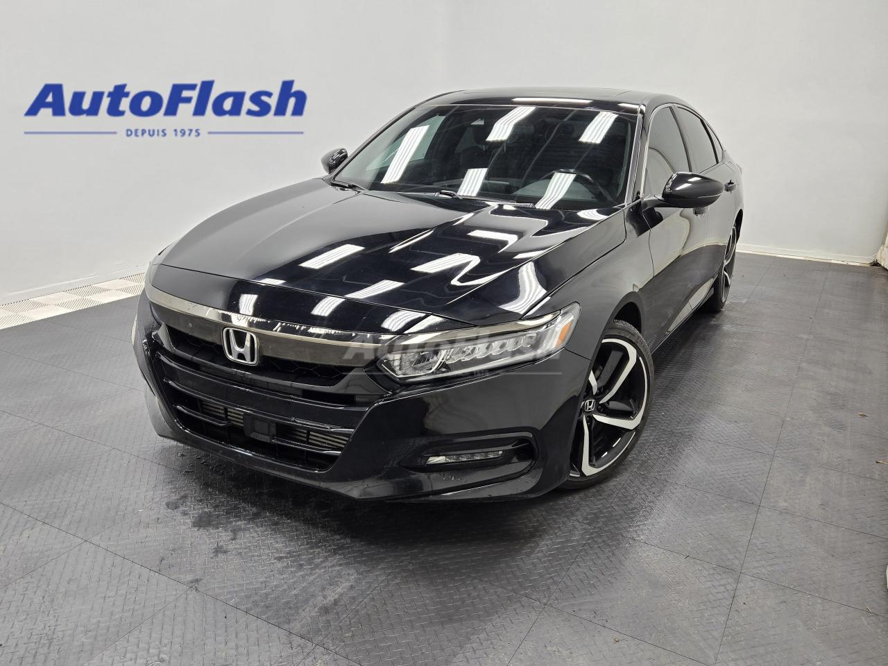 Used 2019 Honda Accord Sedan SPORT, MANUEL, CARPLAY, CUIR, SIEGES CHAUFF, TOIT for sale in Saint-Hubert, QC