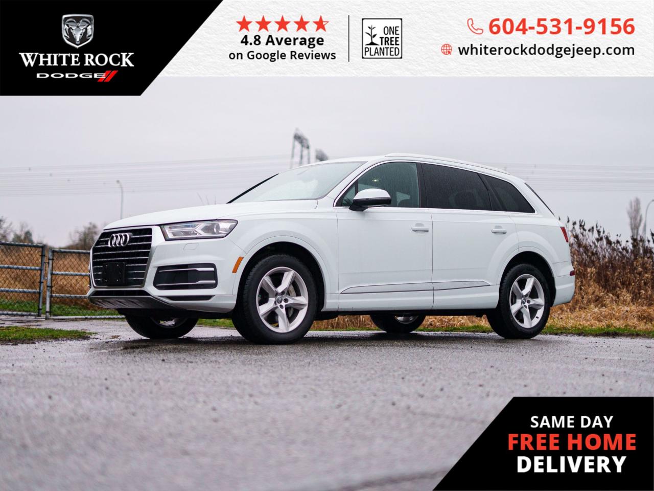 Used 2019 Audi Q7 55 Komfort LEATHER | PANO | NAVIGATION for sale in Surrey, BC