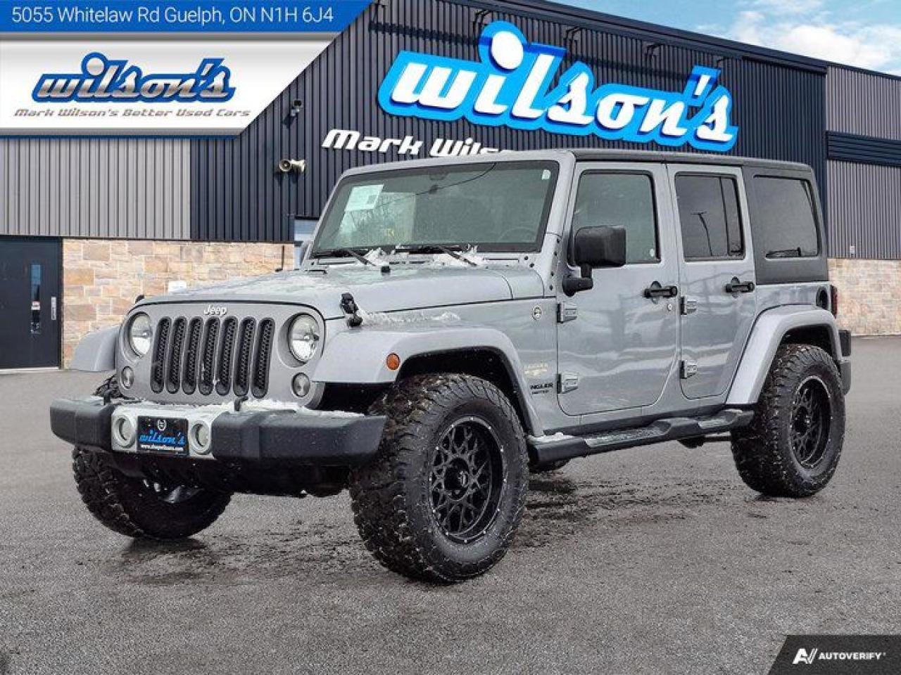 Used 2015 Jeep Wrangler Unlimited Sahara 4WD - Manual, Navigation, Hard Top, Keyless Entry, Power Group for sale in Guelph, ON