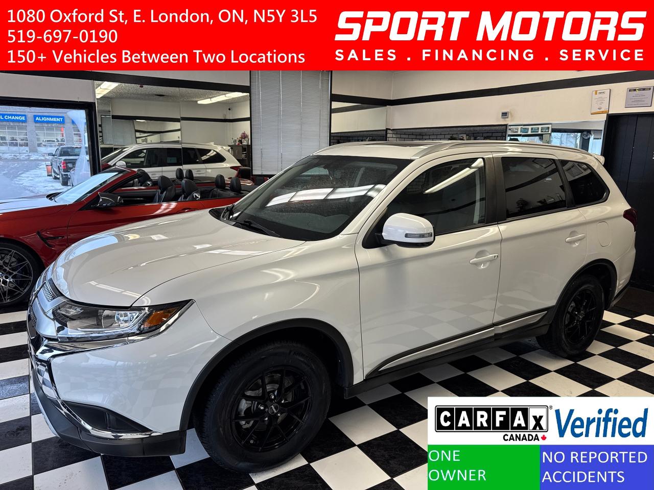 2020 Mitsubishi Outlander EX AWC 7 Passenger+Camera+Roof+CLEAN CARFAX