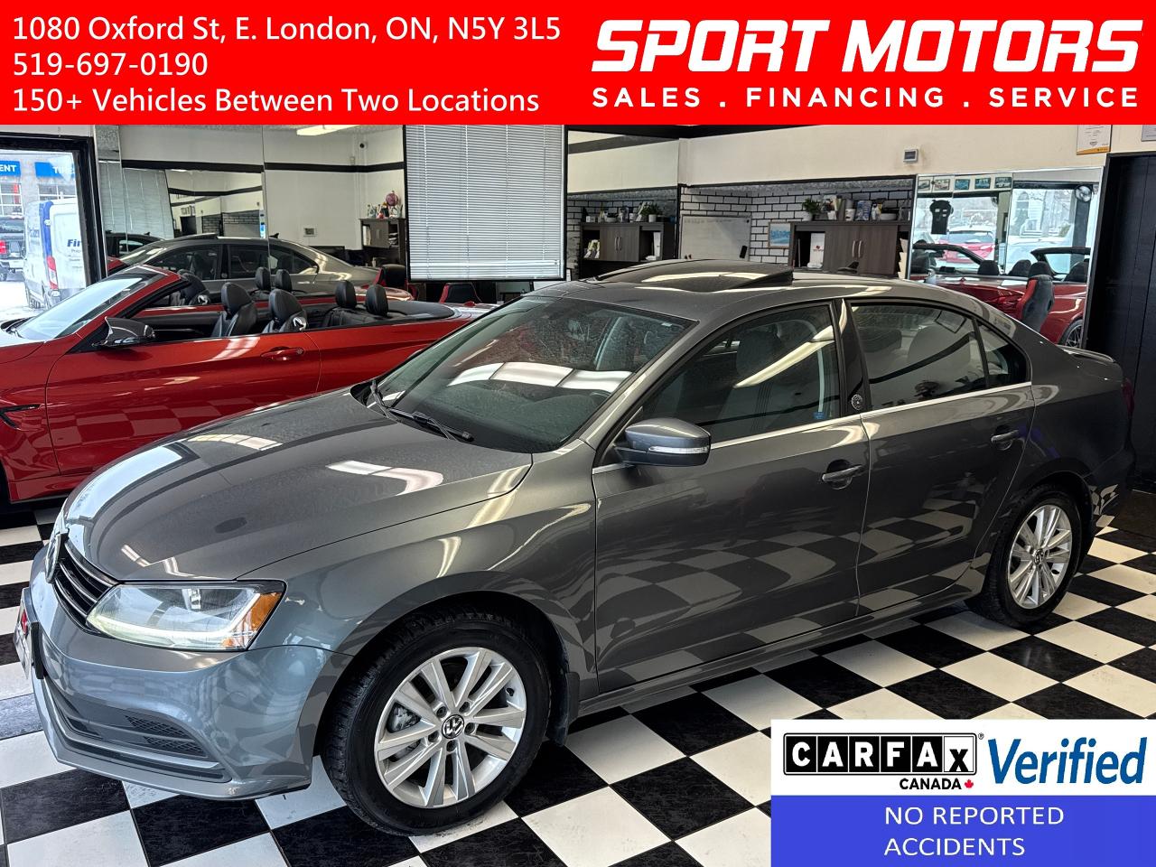 Used 2017 Volkswagen Jetta Wolfsburg Edition+Roof+Heated Seats+CLEAN CARFAX for sale in London, ON