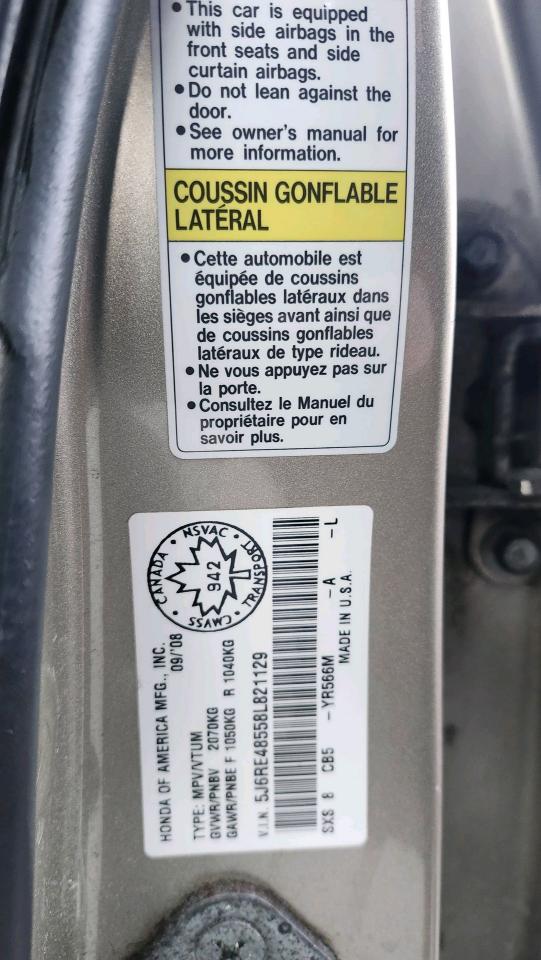 2008 Honda CR-V 4WD 5dr EX Photo