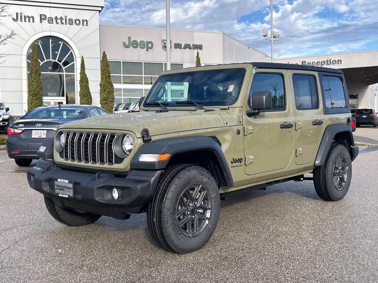 New 2025 Jeep Wrangler 4-Door Sport S for sale in Surrey, BC