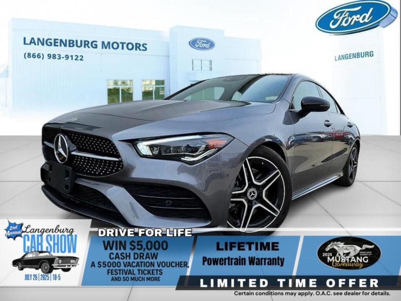 Used 2021 Mercedes-Benz CLA250 4MATIC Coupe 250 for sale in Langenburg, SK