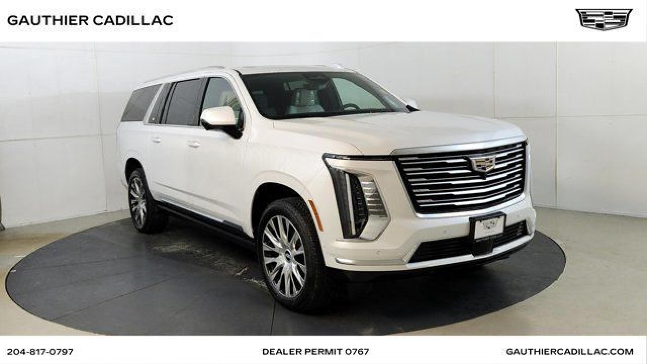 New 2025 Cadillac Escalade ESV 4WD Premium Luxury Platinum for sale in Winnipeg, MB