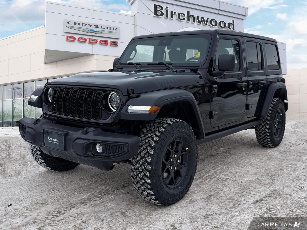 New 2025 Jeep Wrangler Willys | PAYMENTS STARTING AT $145 WEEKLY | for sale in Winnipeg, MB