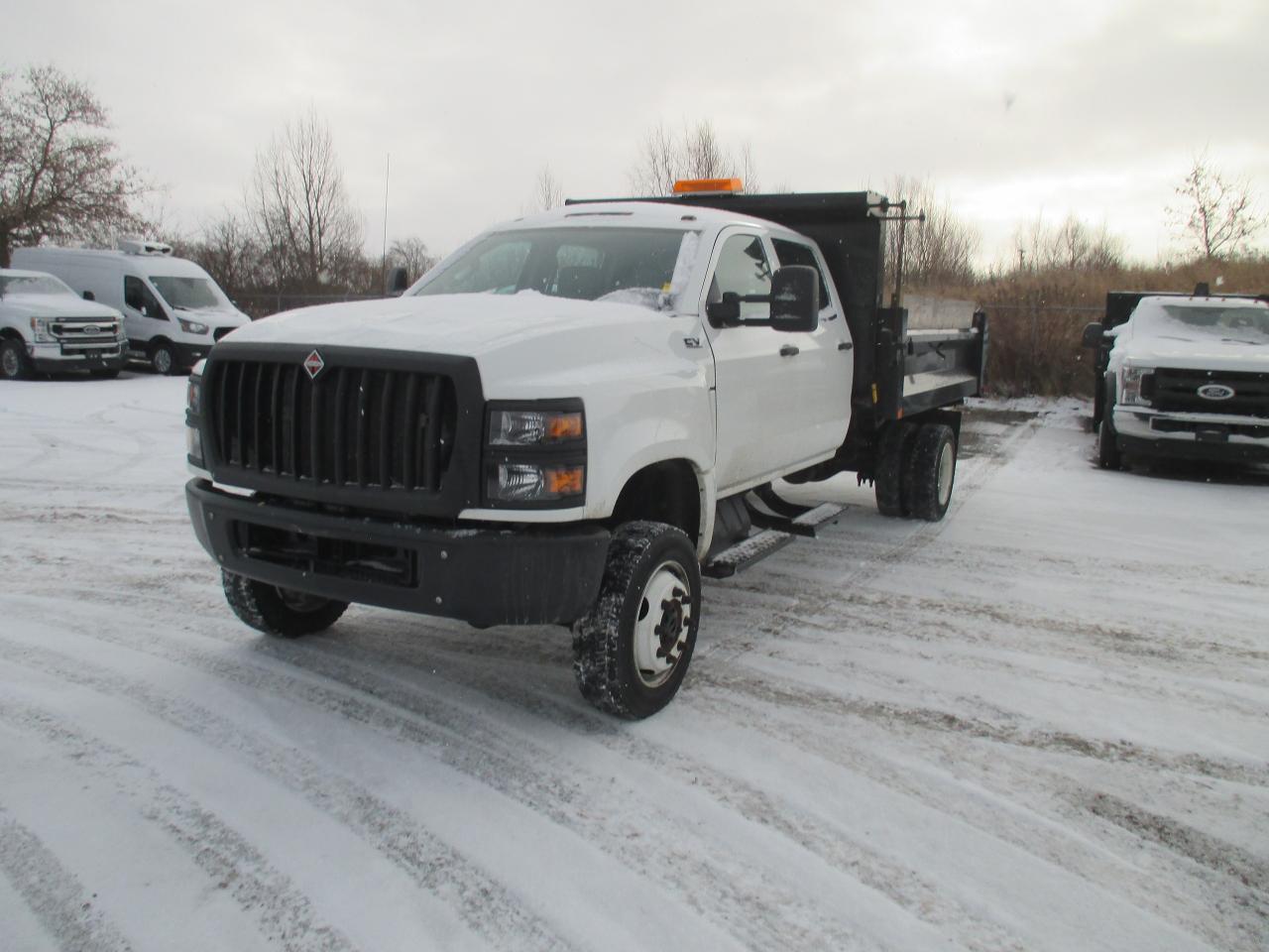 2022 International CV515 CREW CAB 4X4 12 Ft.STEEL DUMP BODY - Photo #2