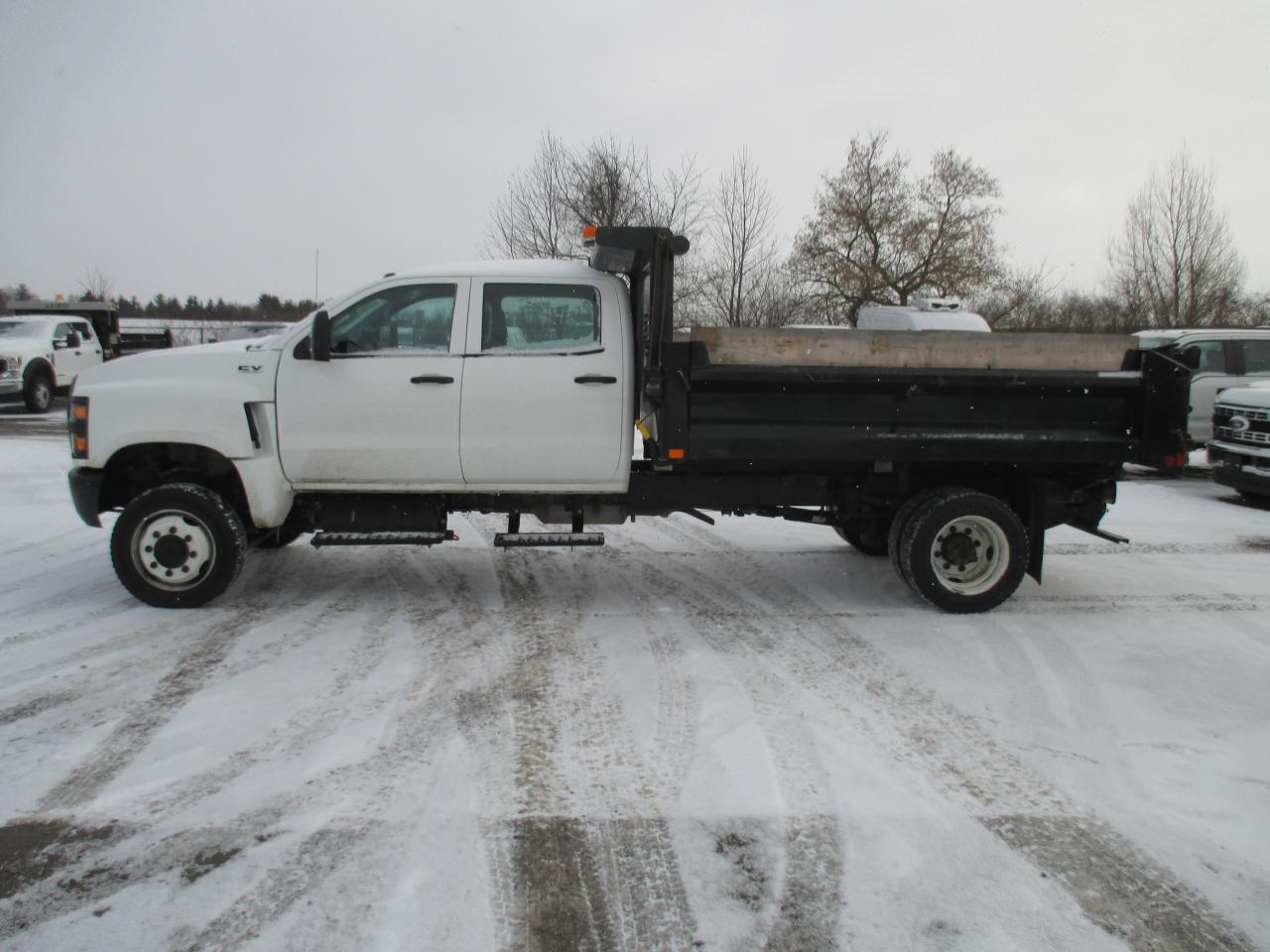 Used 2022 International CV515 CREW CAB 4X4 12 Ft.STEEL DUMP BODY for sale in London, ON