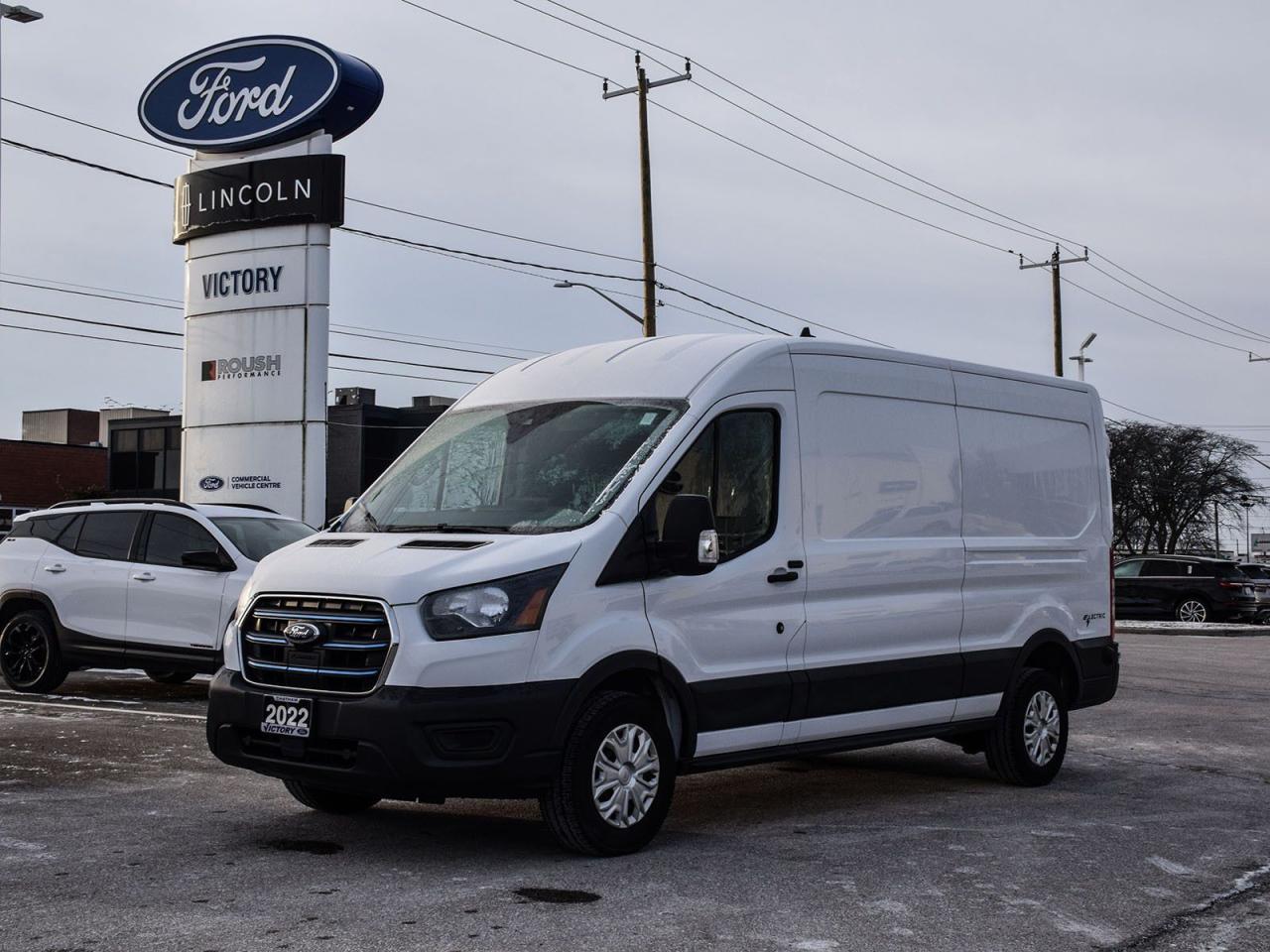 Used 2022 Ford E-Transit-350 Cargo Low Milage! | Keyless Entry Pad | HTD Mirrors | for sale in Chatham, ON