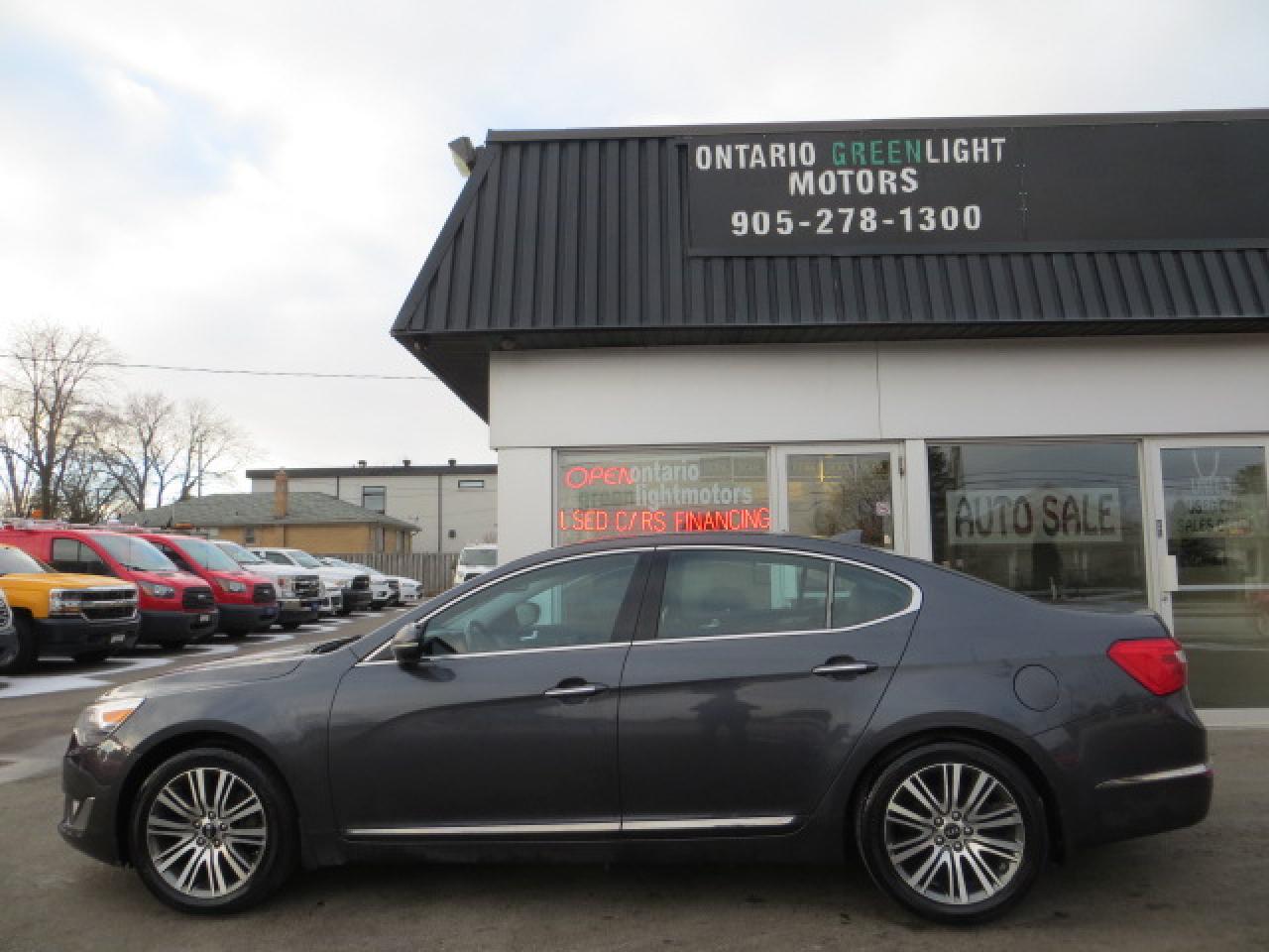 Used 2015 Kia CADENZA CERTIFIED, LOW KM, PREMIUM PACKAGE, LEATHER for sale in Mississauga, ON