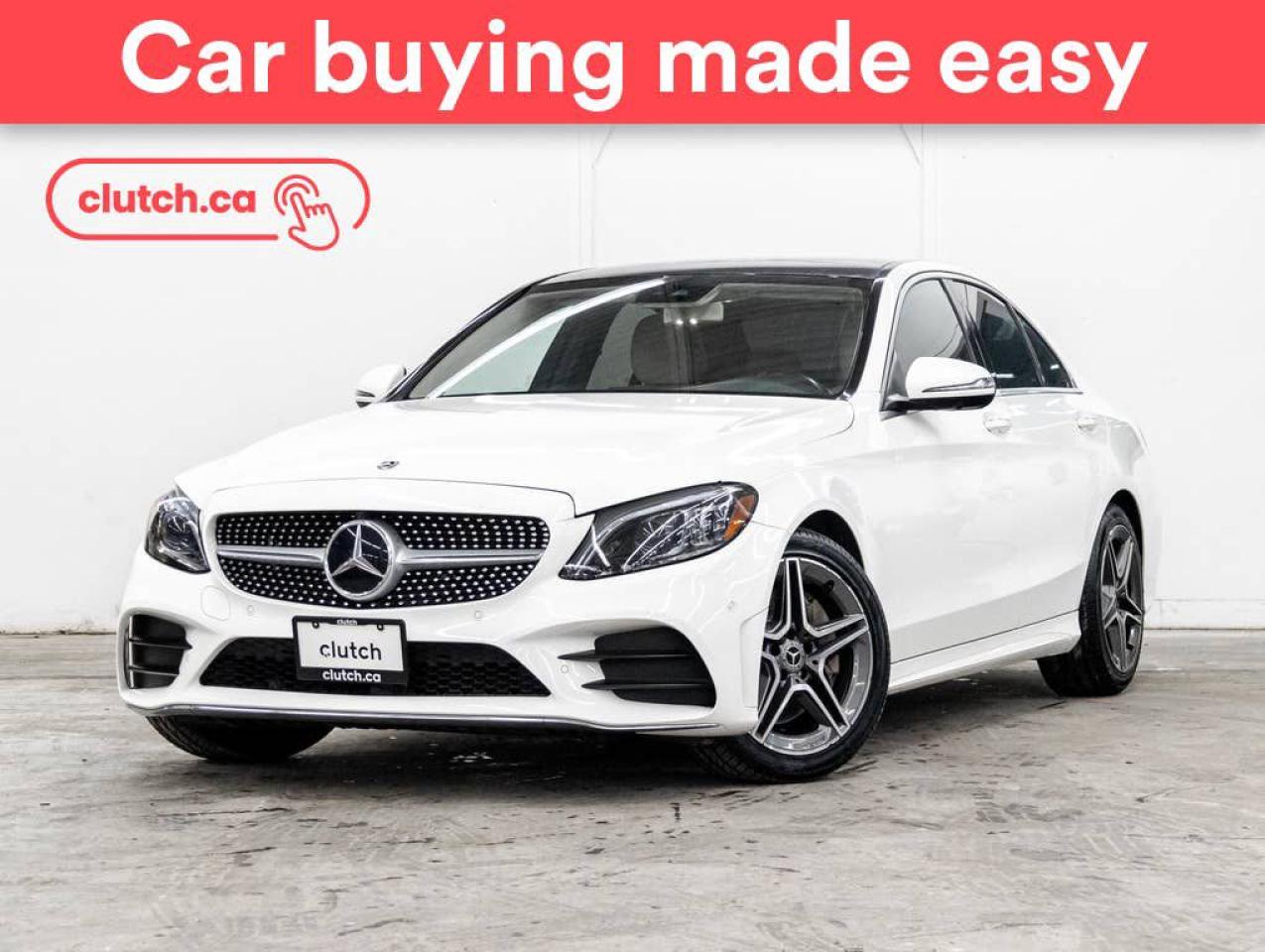 Used 2019 Mercedes-Benz C-Class C 300 4Matic AWD w/ Apple CarPlay & Android Auto, Dual Zone A/C, Dual Panel Sunroof for sale in Toronto, ON