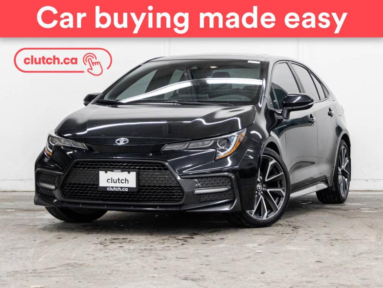 Used 2020 Toyota Corolla XSE w/ Apple CarPlay & Android Auto, Heated Steering Wheel, Heated Front Seats for sale in Toronto, ON