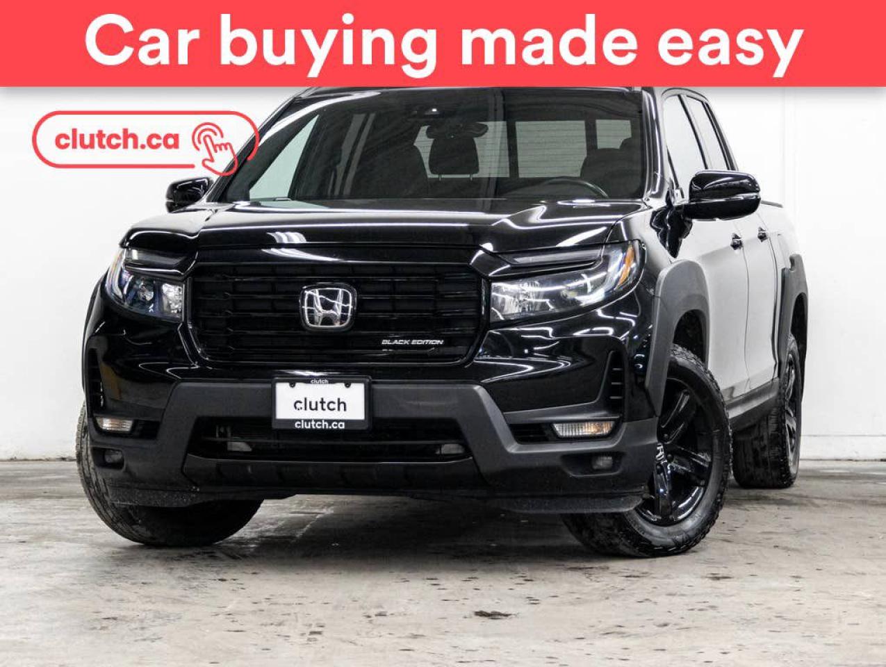 Used 2023 Honda Ridgeline Black Edition AWD w/ Apple CarPlay & Android Auto, Heated Steering Wheel, Heated Front Seats for sale in Toronto, ON